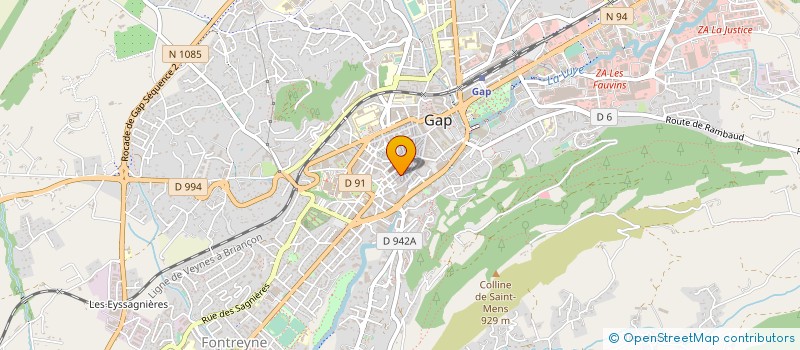 localisation de l'entreprise ASA DU LOTISSEMENT SAINT ROCH  GAP