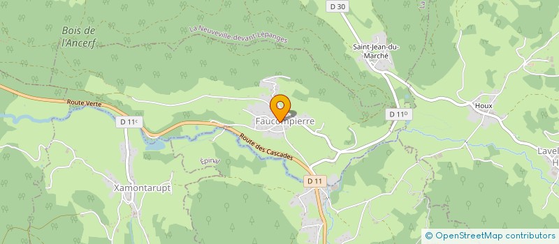 localisation de l'entreprise ASA DU MASSIF DE L ANCERF à FAUCOMPIERRE