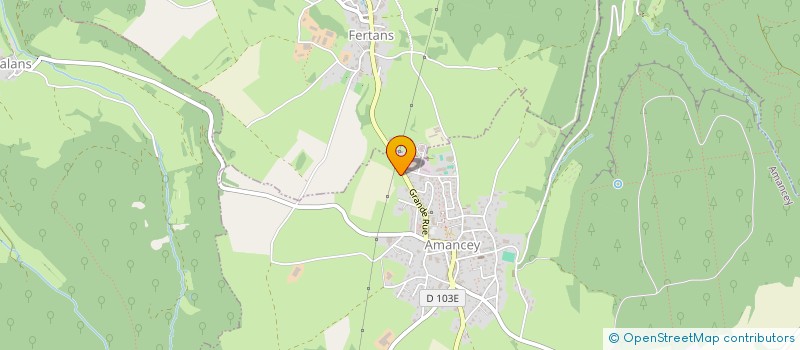 localisation de l'entreprise ASA DU PETIT VALLON  FERTANS