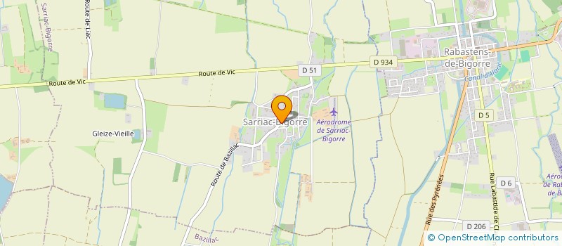 localisation de l'entreprise ASA DU TUCO  SENAC