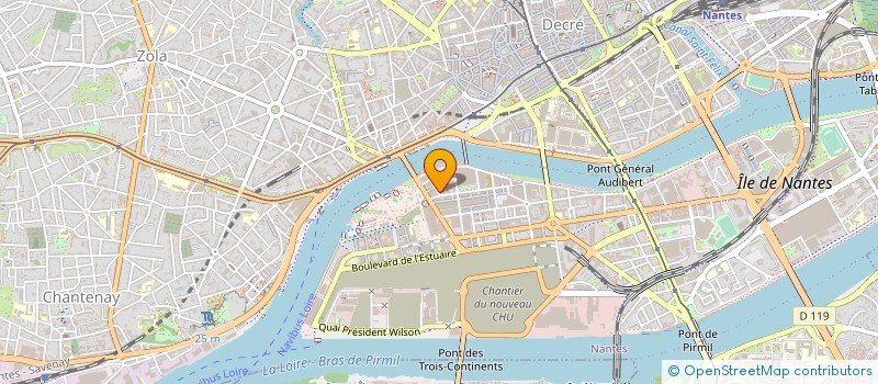 localisation de l'entreprise ASA FINANCES à NANTES