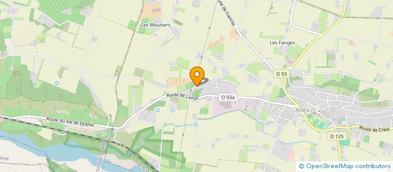 localisation de l'entreprise ASA FIT  ALLEX