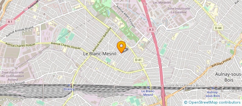 localisation de l'entreprise ASA FOOD à LE BLANC-MESNIL