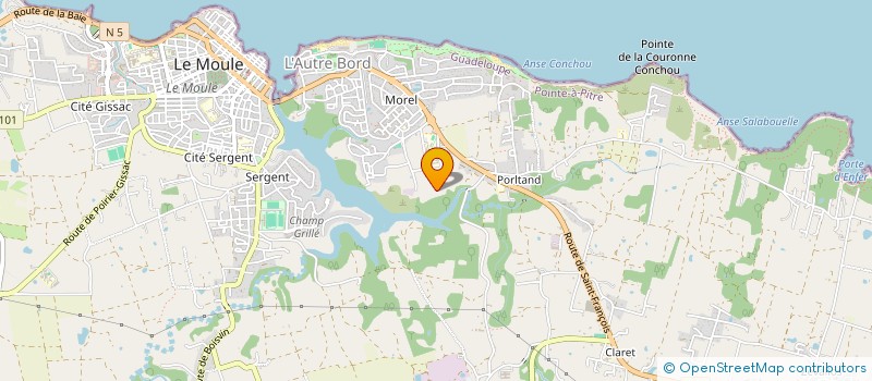 localisation de l'entreprise ASA GLACES à LE MOULE