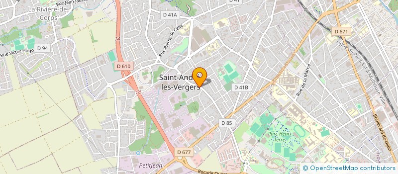 localisation de l'entreprise ASA-GROUP  TROYES