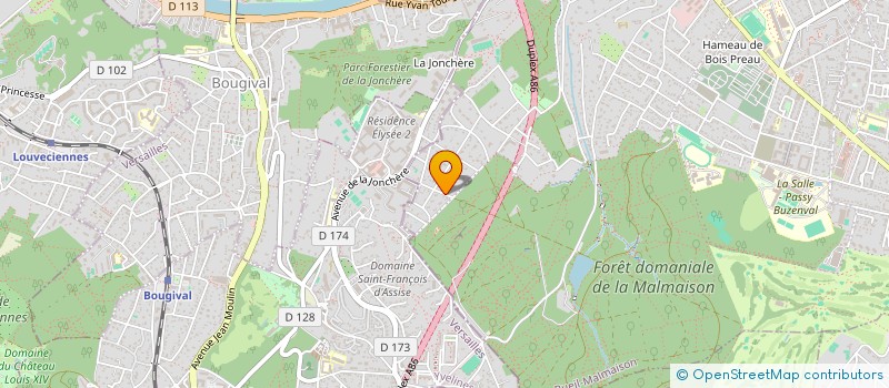 localisation de l'entreprise ASA HAMEAU DE LA JONCHERE à RUEIL-MALMAISON