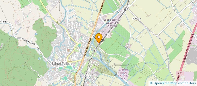 localisation de l'entreprise ASA HAUTE COMBE  SAINTE-TULLE