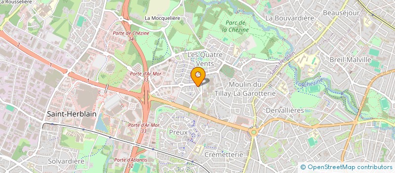 localisation de l'entreprise ASA II  SAINT-HERBLAIN