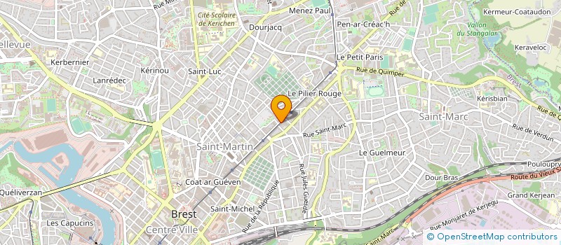 localisation de l'entreprise ASA IMAGE à BREST