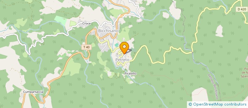 localisation de l'entreprise ASA IRRIGANTS PLAINE DU TARAVO à PETRETO-BICCHISANO