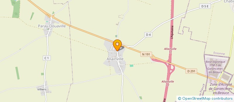 localisation de l'entreprise ASA IRRIGATION ALLAINVILLE  ALLAINVILLE