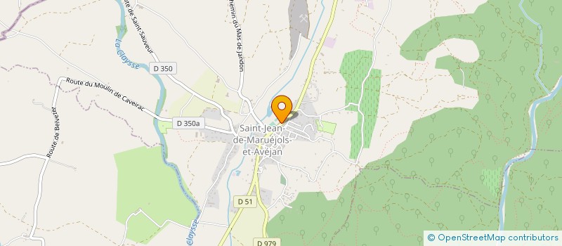 localisation de l'entreprise ASA IRRIGATION DE LA REGION DE ST JEAN  SAINT-JEAN-DE-MARUEJOLS-ET-AVEJAN