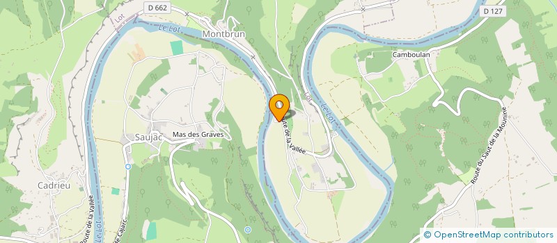 localisation de l'entreprise ASA IRRIGATION DE LA TREILLE  MONTBRUN