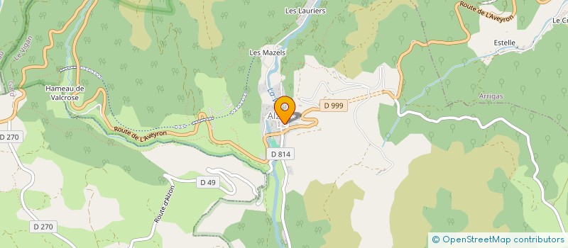 localisation de l'entreprise ASA IRRIGATION DE LA VALLEE DE L'ARBOUX à AUMESSAS