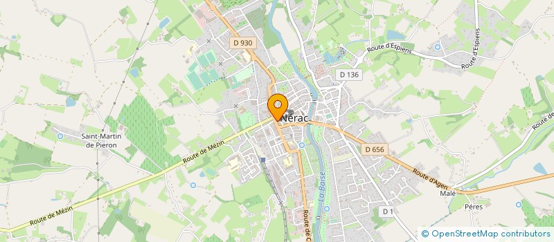 localisation de l'entreprise ASA IRRIGATION DE LALANNE  NERAC