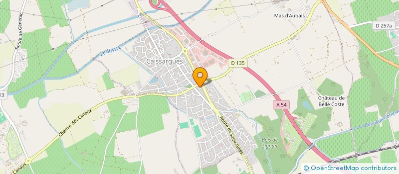 localisation de l'entreprise ASA IRRIGATION ESPERANCE  CAISSARGUES