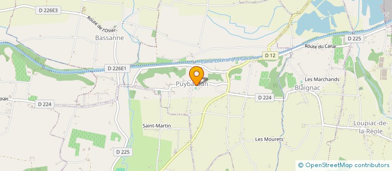 localisation de l'entreprise ASA IRRIGATION ET ASSAINISSEMENT LOUBENS à LOUBENS