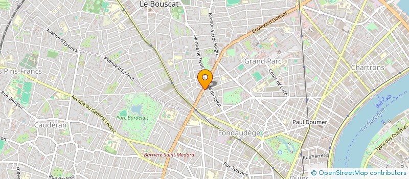 localisation de l'entreprise ASA JALLES GRANGEOT à BORDEAUX