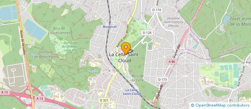 localisation de l'entreprise ASA LA CHATAIGNERAIE à LA CELLE-SAINT-CLOUD