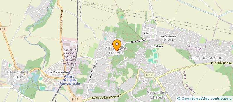 localisation de l'entreprise ASA LA MAUDRETTE à VILLIERS-SAINT-FREDERIC
