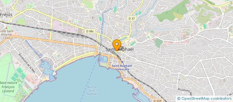 localisation de l'entreprise ASA LE SUVERET à SAINT-RAPHAEL