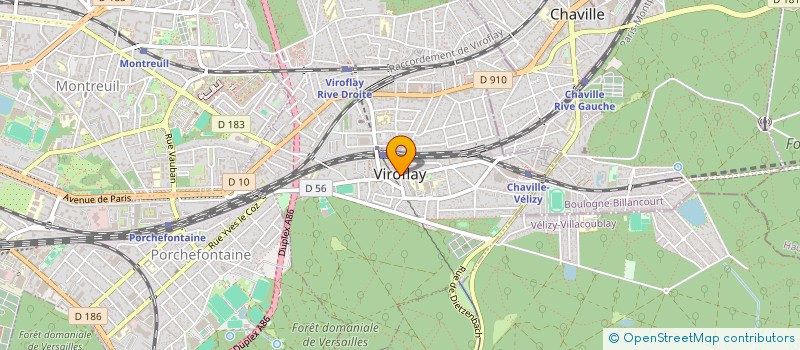 localisation de l'entreprise ASA LES ARCADES à VIROFLAY