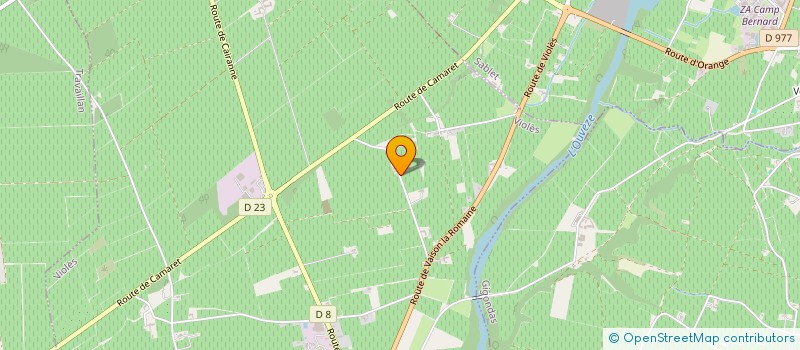 localisation de l'entreprise ASA LES PALUDS SEGURET  JONQUIERES