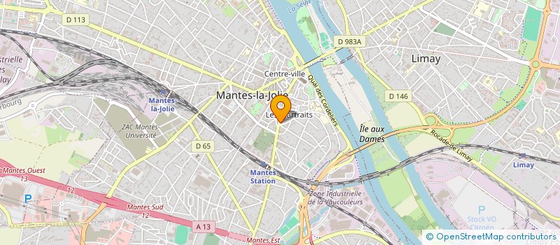 localisation de l'entreprise ASA MANTES COURTAGE  MANTES-LA-JOLIE