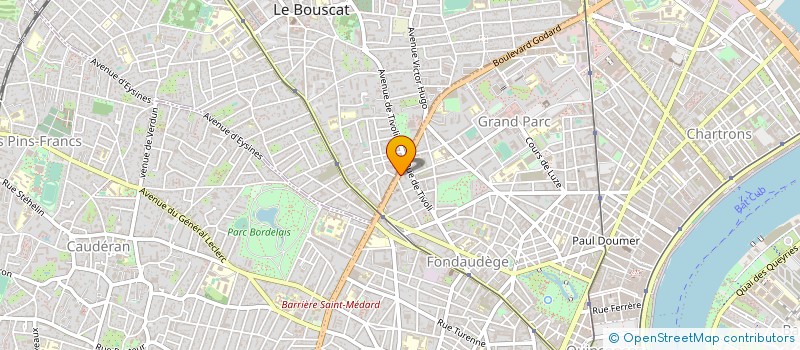 localisation de l'entreprise ASA MARAIS DE PADOUENS  BORDEAUX
