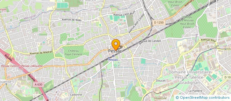 localisation de l'entreprise ASA MOMBRETON à PESSAC