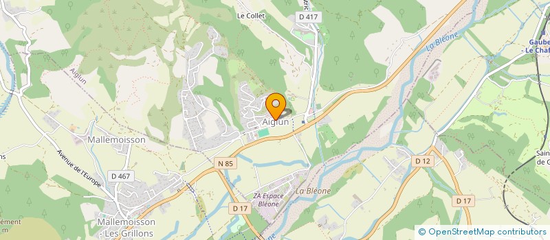 localisation de l'entreprise ASA PALUDS ET ROUTES  MALLEMOISSON