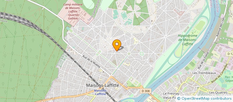 localisation de l'entreprise ASA PARC MAISONS LAFFITTE à MAISONS-LAFFITTE