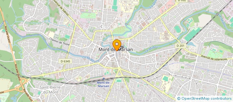 localisation de l'entreprise ASA PARMENTIER à MONT-DE-MARSAN