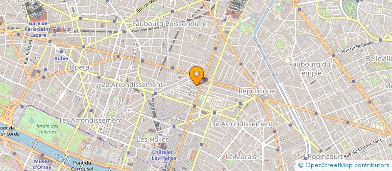 localisation de l'entreprise ASA PASSAGE LEMOINE à PARIS