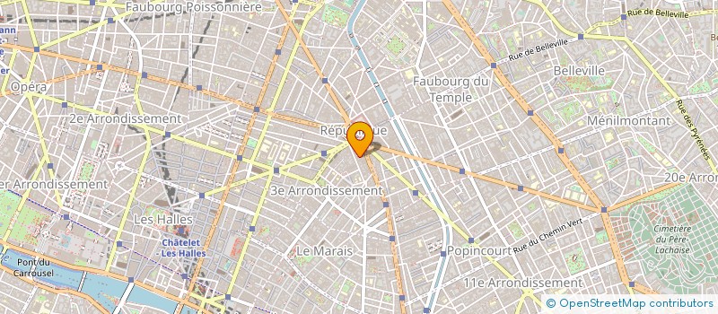 localisation de l'entreprise ASA PASSAGE VENDOME à PARIS