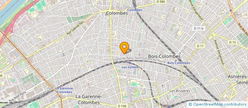 localisation de l'entreprise ASA PATRIMOINE à COLOMBES
