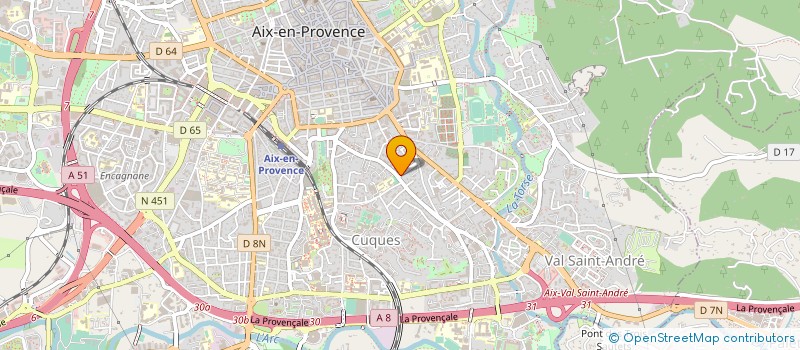 localisation de l'entreprise ASA PICHOTIN à AIX-EN-PROVENCE