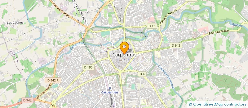 localisation de l'entreprise ASA PIECARD  CARPENTRAS