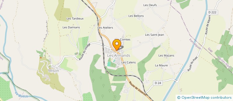 localisation de l'entreprise ASA PLATEAU DE MISON à MISON