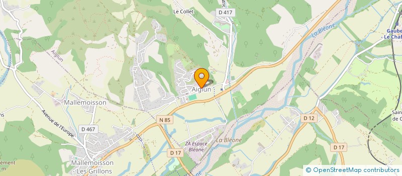 localisation de l'entreprise ASA PRE BOUVET à MIRABEAU