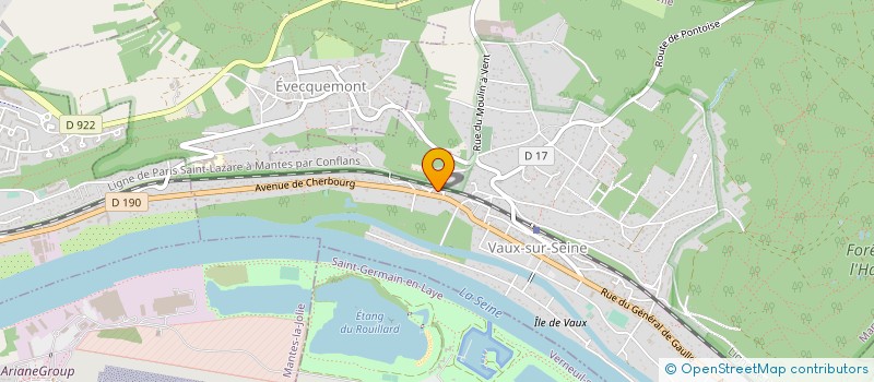 localisation de l'entreprise ASA PROPRIETAIRES ILE DE VAUX SUR SEINE à VAUX-SUR-SEINE