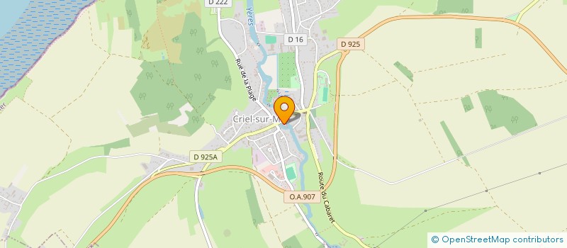 localisation de l'entreprise ASA PROPRIETAIRES RIVERAINS DE L'YERES à CRIEL-SUR-MER