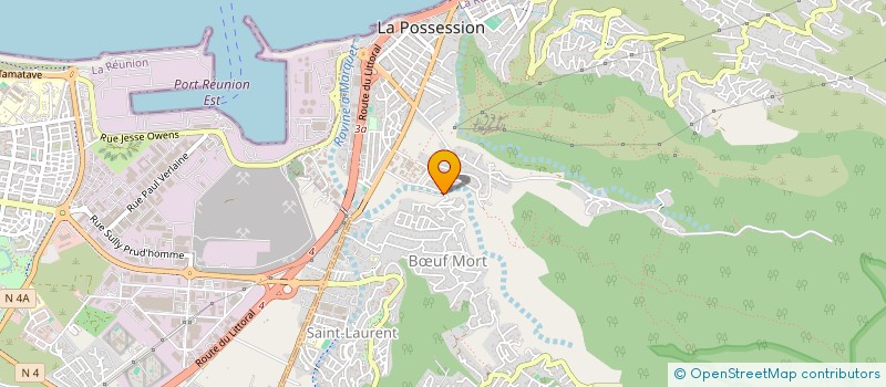 localisation de l'entreprise ASA RAVINE A MARQUET à LA POSSESSION