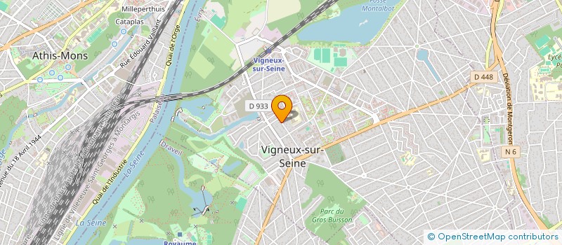 localisation de l'entreprise ASA RESEARCH  VIGNEUX-SUR-SEINE