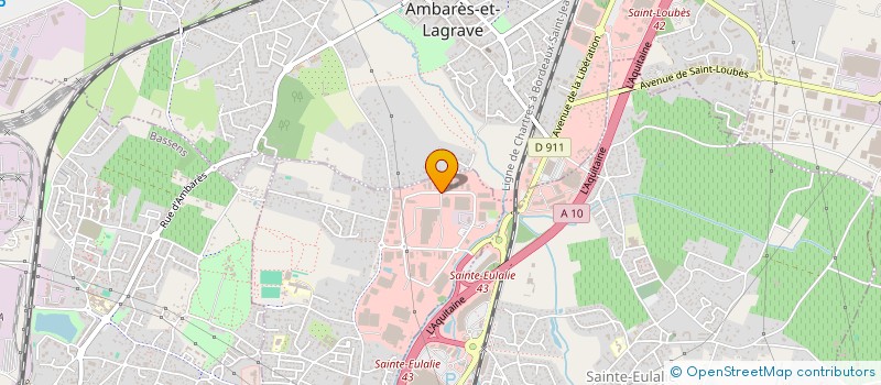 localisation de l'entreprise ASA SARL à CARBON-BLANC