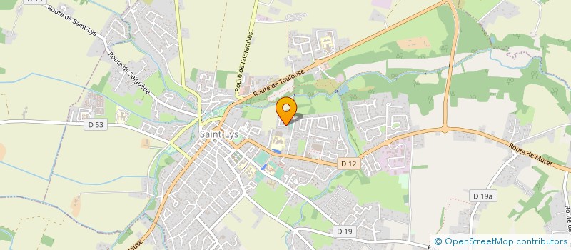 localisation de l'entreprise ASA ST LYS VILLAGE  SAINT-LYS