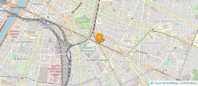 localisation de l'entreprise ASA SURVEILLANCE PRIVEE  LYON