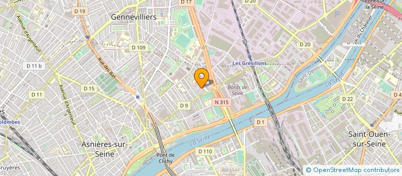 localisation de l'entreprise ASA TRADE FRANCE à GENNEVILLIERS