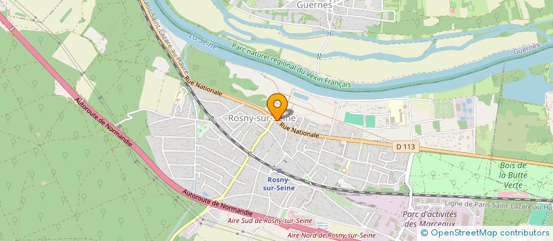localisation de l'entreprise ASA VAL FLEURI GRANDE MAISON à ROSNY-SUR-SEINE