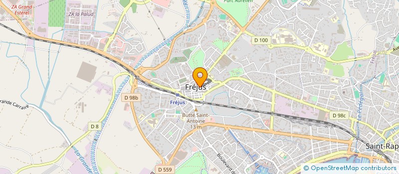 localisation de l'entreprise ASA VALLON DES PINS à FREJUS
